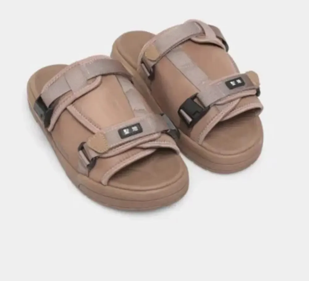 Seichi Mens Yoroi V2 Slide Sandals Size 9 EU 42 Taupe NIB